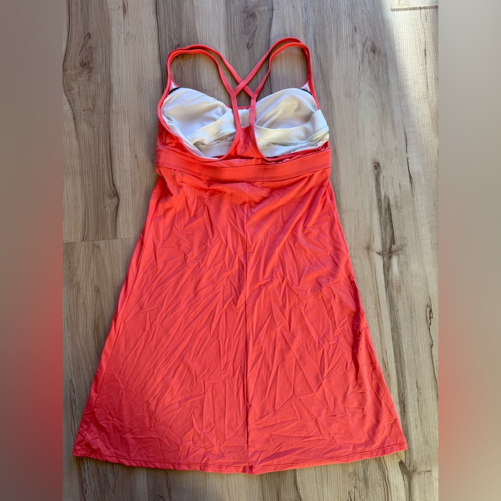 Athleta Coastline Swim Dress Light Coral Sunset - Picture 3 of 6